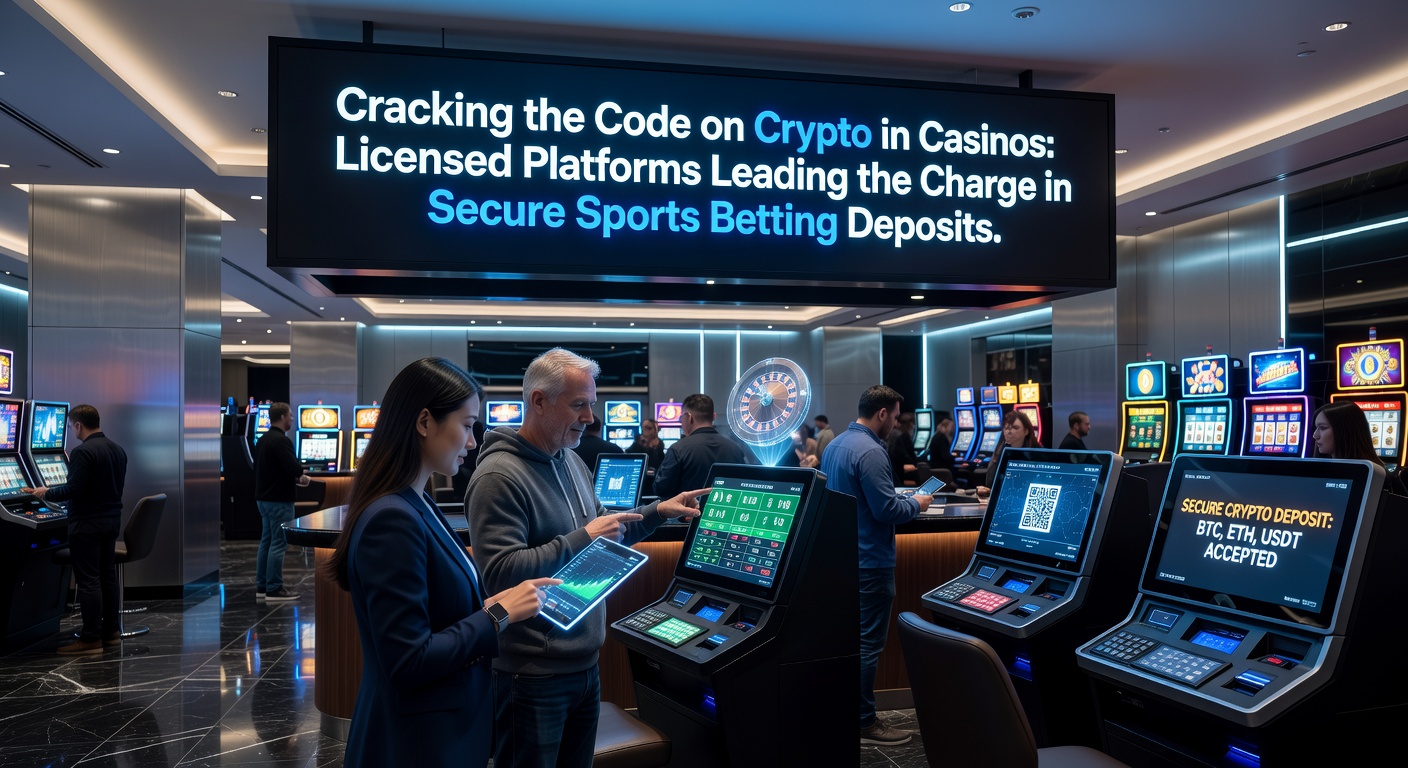 Digital illustration of blockchain networks securing cryptocurrency transactions in a vibrant casino sports betting environment, highlighting locks and shields around coins flowing into betting slips