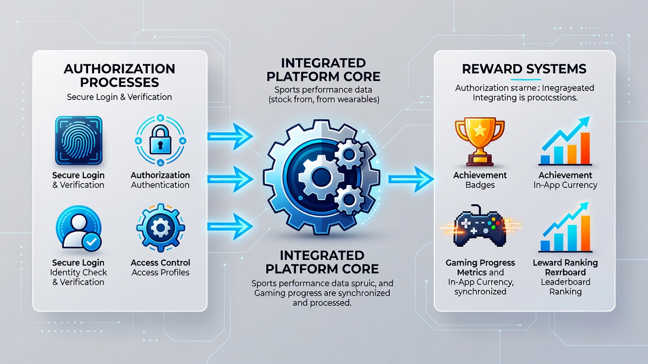 Mobile screen displaying loyalty rewards dashboard linked to verified sports and casino accounts