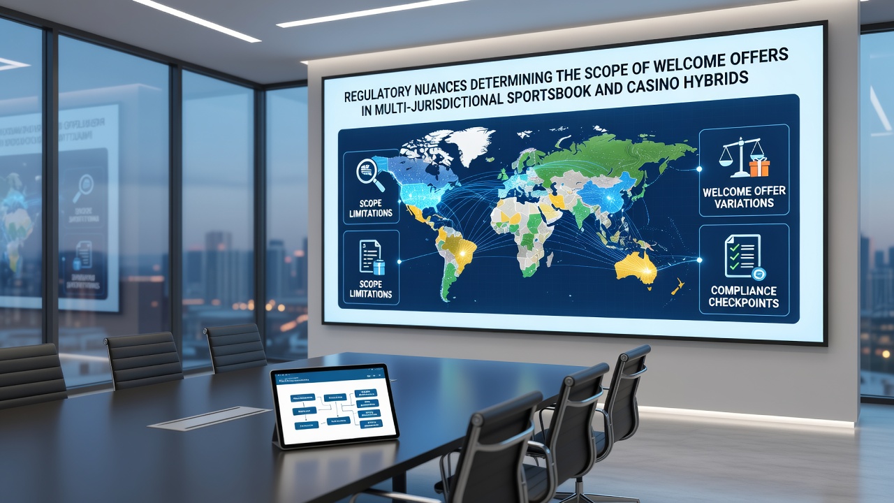 Regulatory documents and compliance charts spread across a desk in a modern office setting